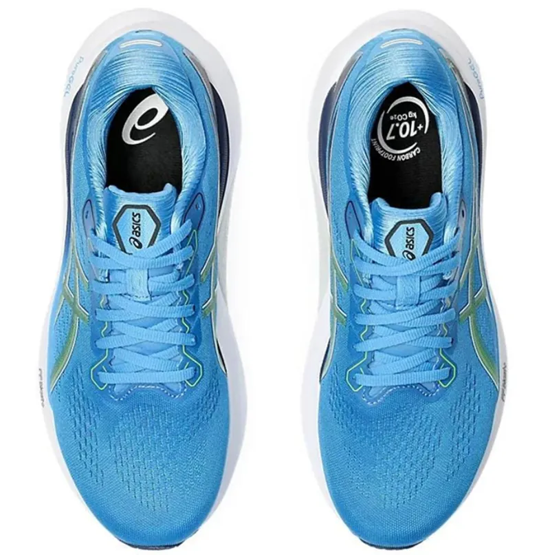 Asics Men's GEL-Kayano 30 Running Shoes Waterscape/Electric Lime-6